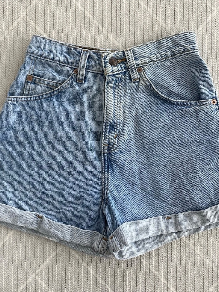Levis Vintage 954 Orange Tab Denim Shorts